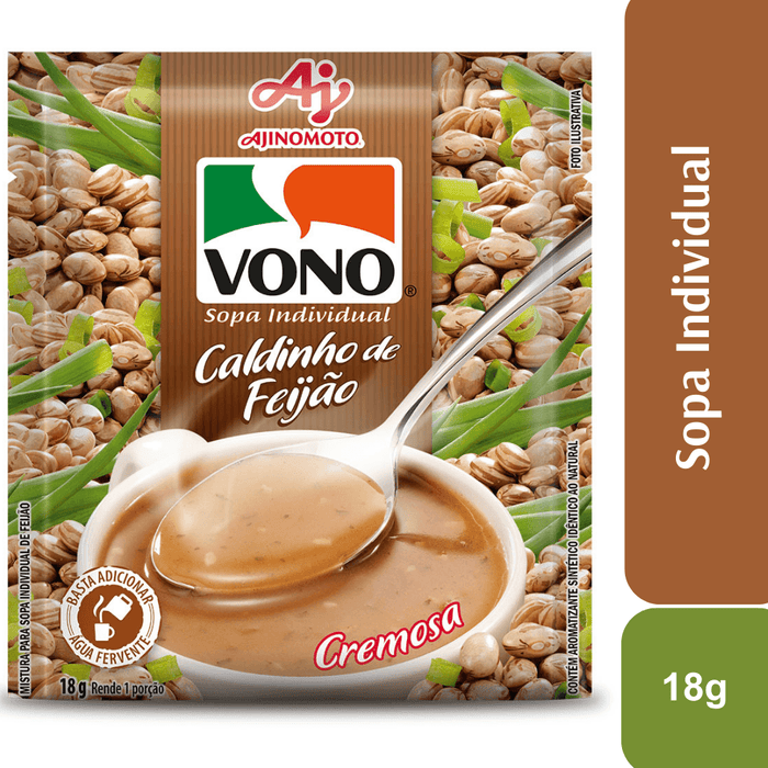 Sopa Vono Caldo de Feijão Ajinomoto 18g