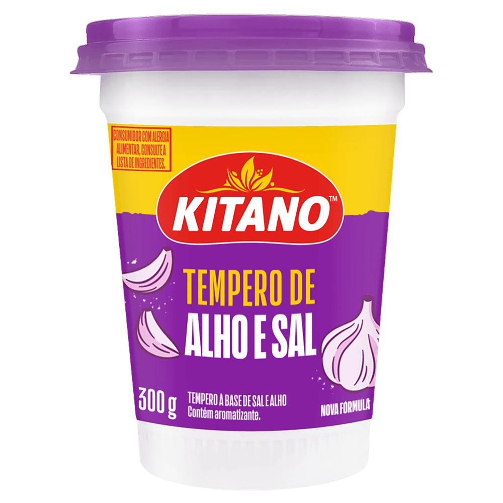 Tempero Completo Kitano Alho e Sal 300g