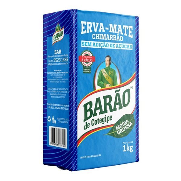 ErvaMate Moída Grossa Barão 1 kg
