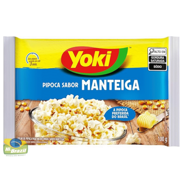 Pipoca para Microondas Sabor Manteiga Yoki