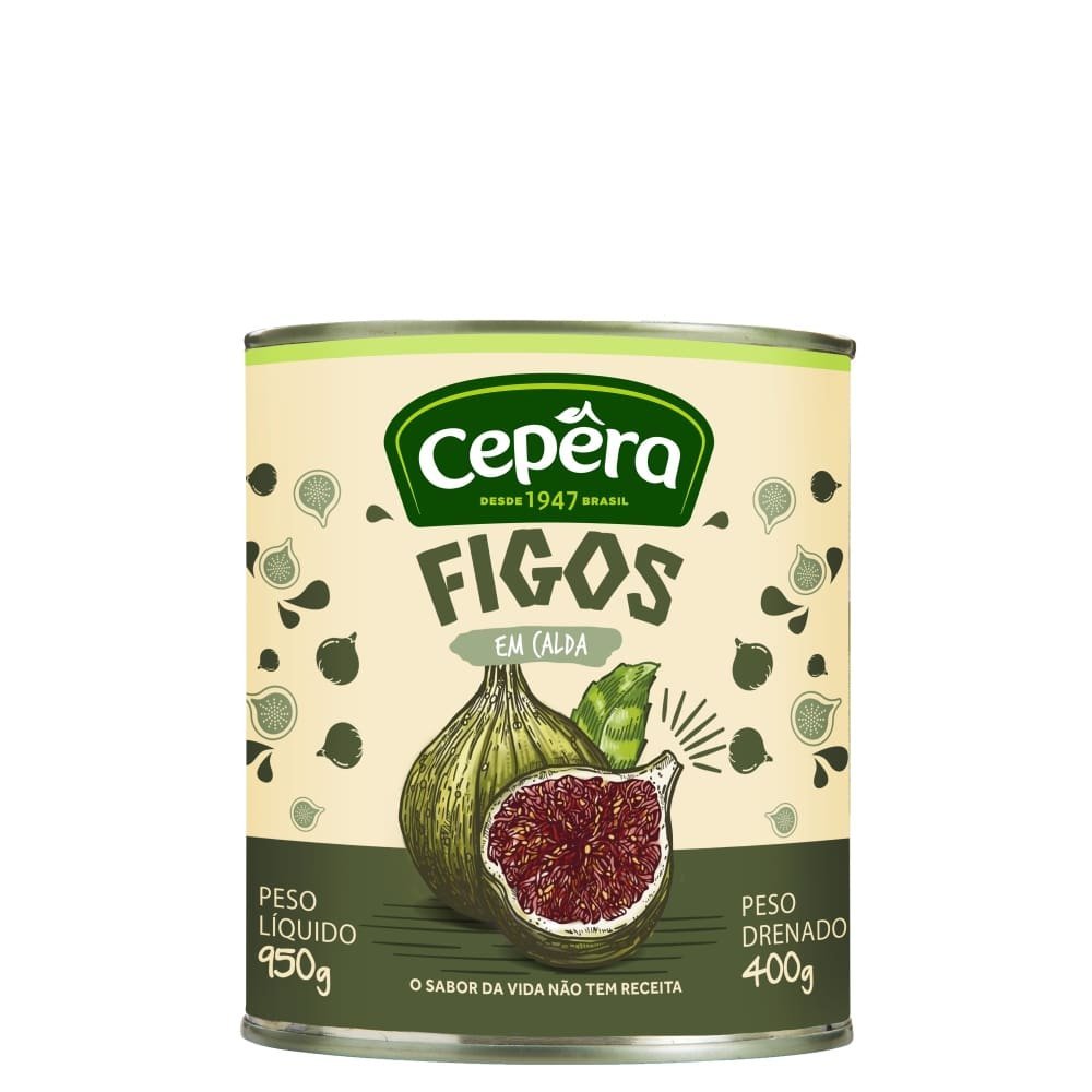 Figo em Calda Cepêra 950g Drenado 400g