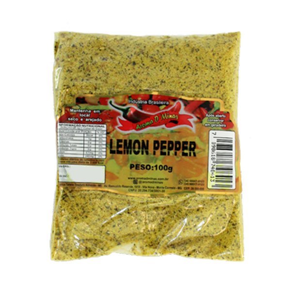 Tempero Limão e Pimenta Arisco Minas 100g