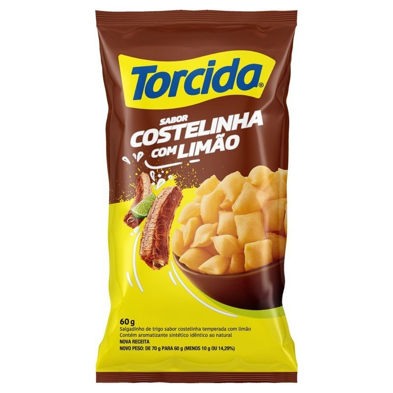 Salgadinho Torcida Costela e Limão 60g