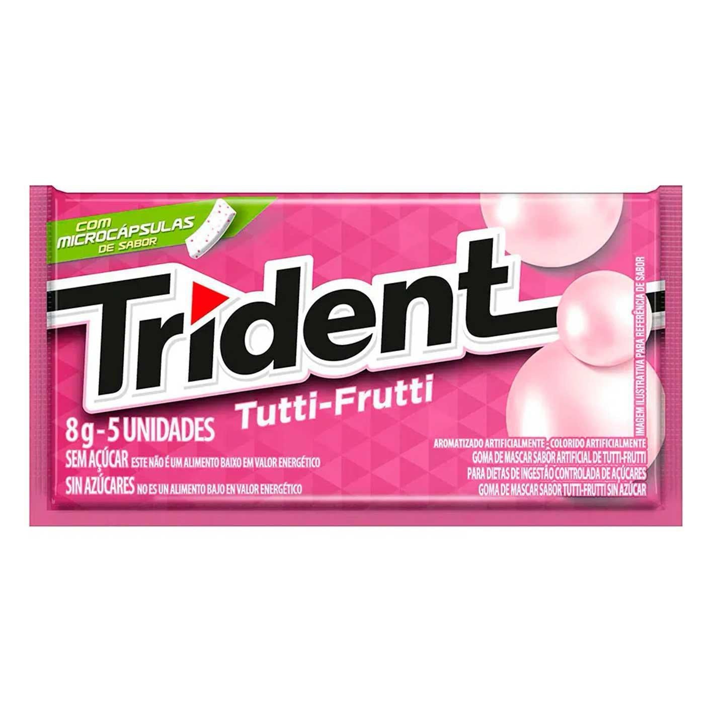 Goma de Mascar Trident Tutti Frutti