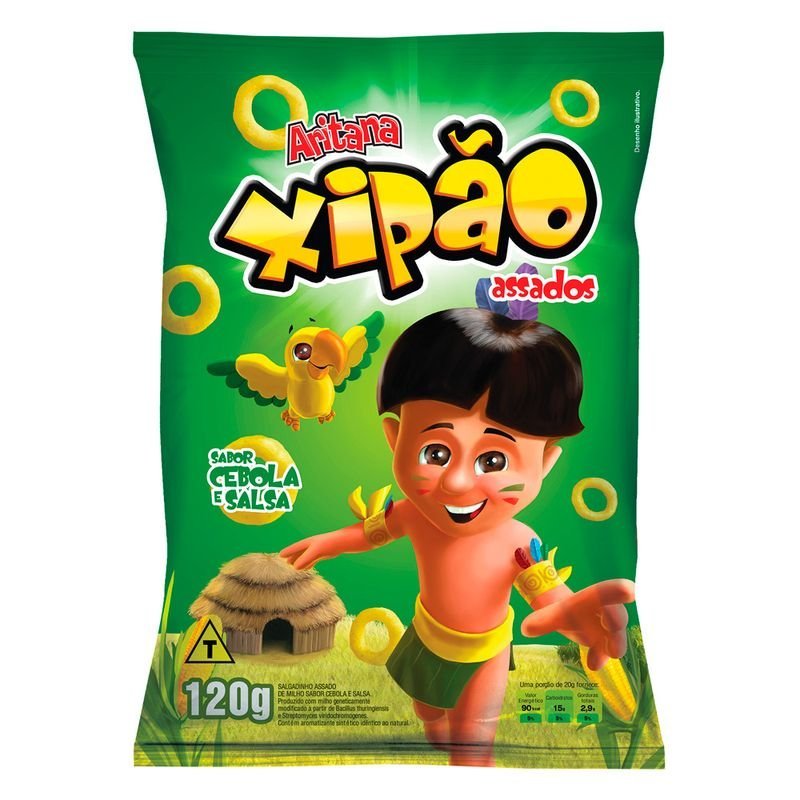 Chips de Pão Sabor Cebola com Salsa Aritana 120g