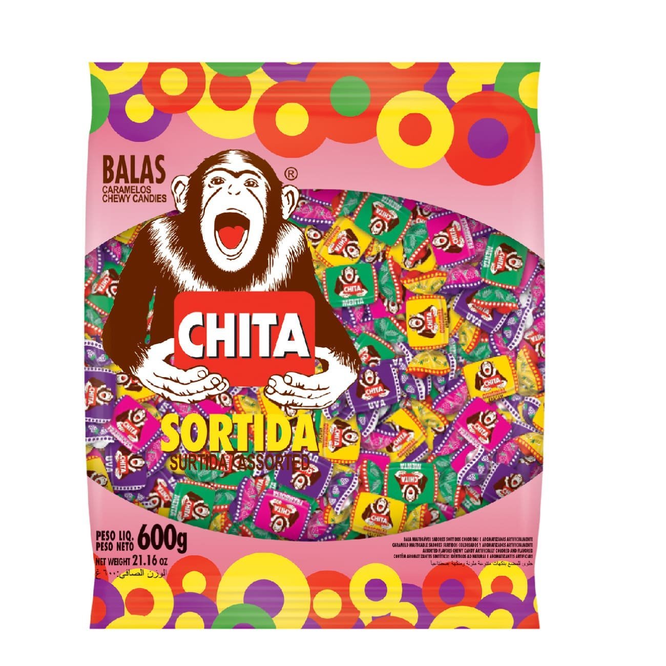 Bala Sortida Chita 500g