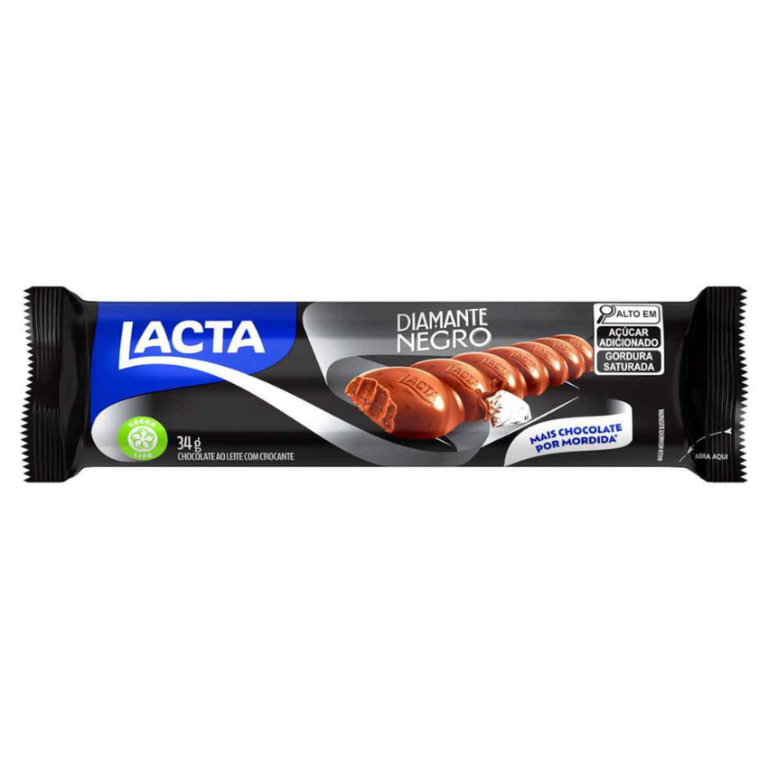 Chocolate Diamante Negro Lacta 34g