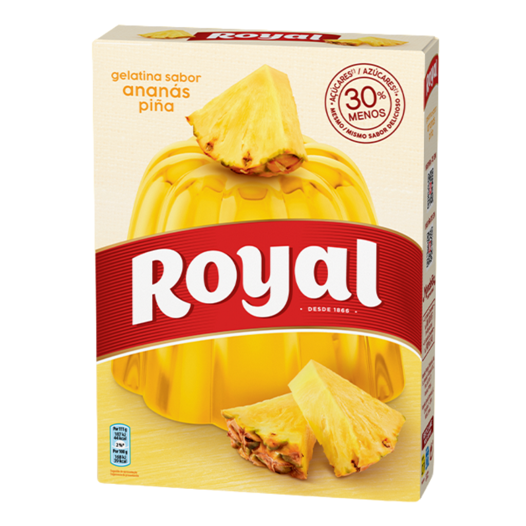 Gelatina Royal Abacaxi 2 x 57g