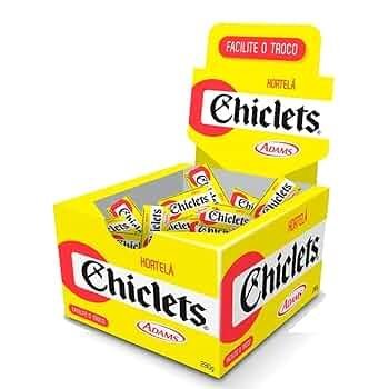 Chicletes Hortelã Adams 100×2,8g
