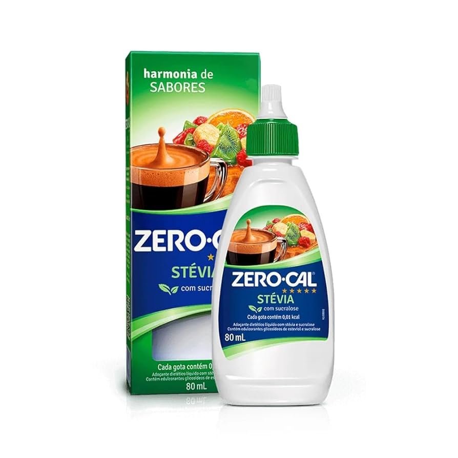 Adoçante Zero Cal Stevia 80 ml
