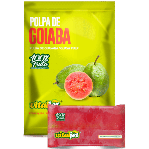 Polpa de Fruta Vitaljet 4x100g Goiaba