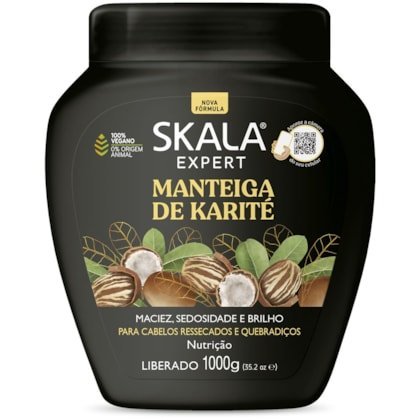 Creme de Tratamento para Cabelo Skala 1kg Karité