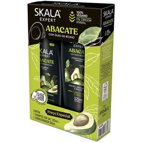 Kit Shampoo e Condicionador Skala Abacate - Imagem 2