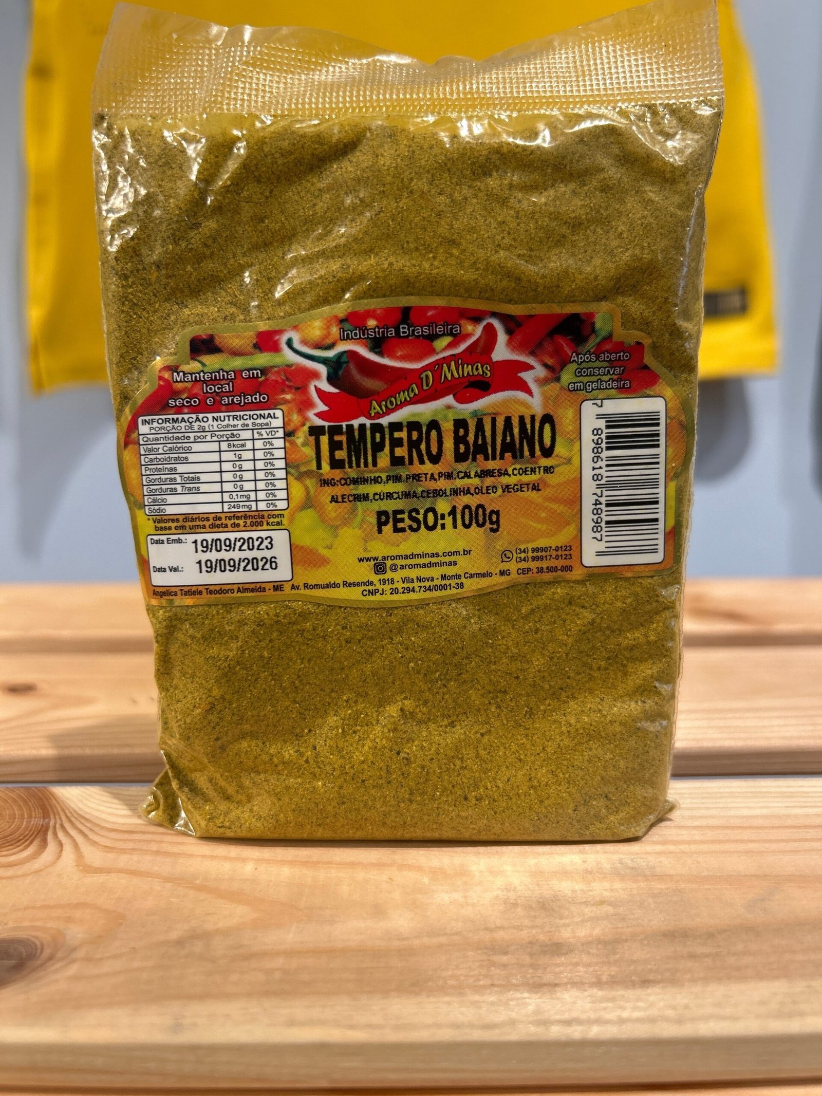 Tempero Baiano Aroma de Minas 70g