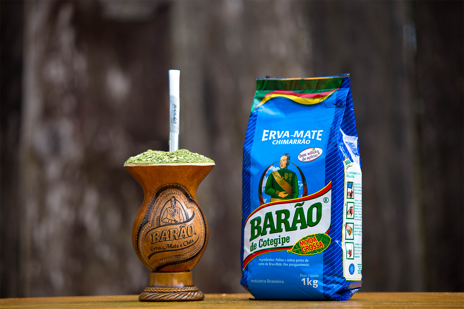 ErvaMate Moída Grossa Barão 1 kg - Imagem 2