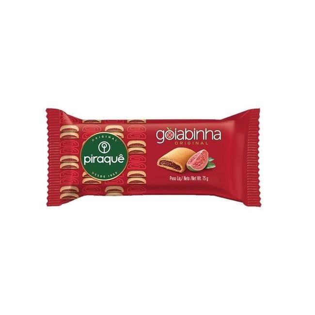 Biscoito Roladinho de Goiaba Piraquê 75g - Imagem 2