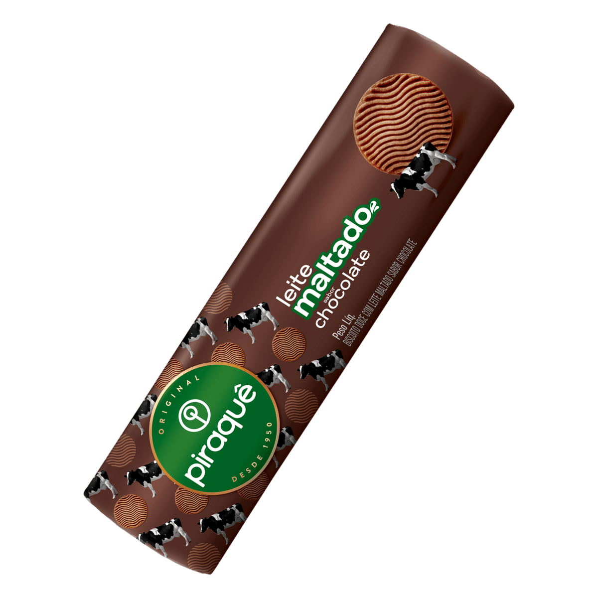 Biscoito Leite Maltado Chocolate Piraquê 132g - Imagem 2