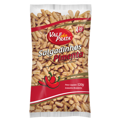 Salgadinho Pimentinha Vale do Prata 120g - Imagem 2
