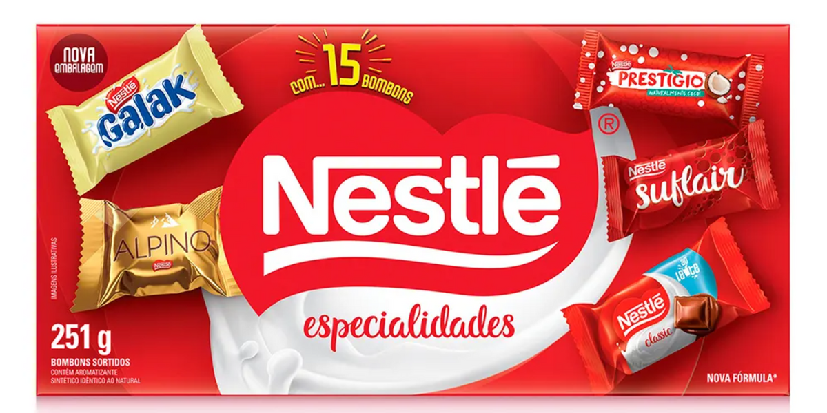 Bombons Sortidos Especiais Nestlé 251g - Imagem 3