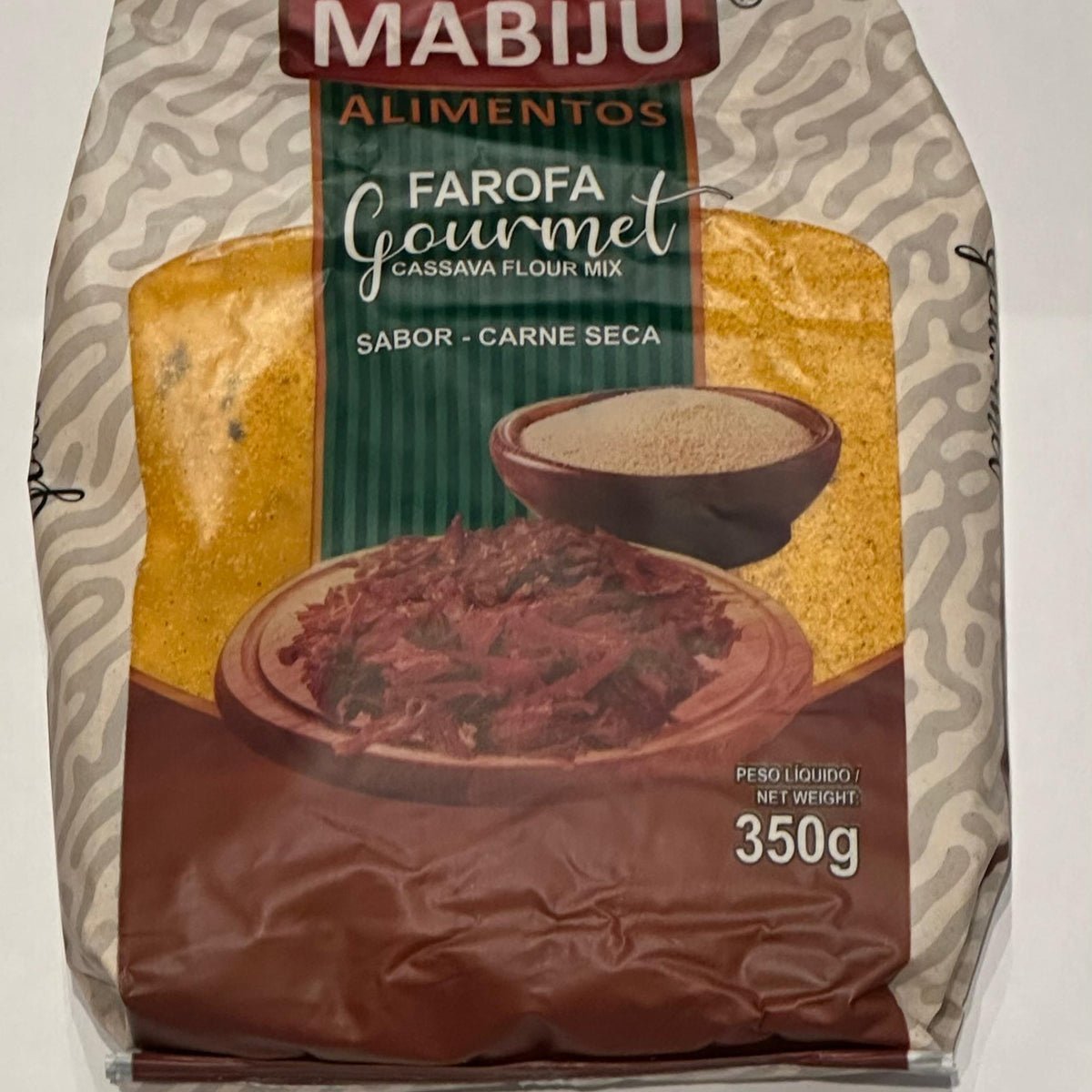 Farofa de Mandioca com Carne Seca Gourmet Mãe Benta 350g - Imagem 3