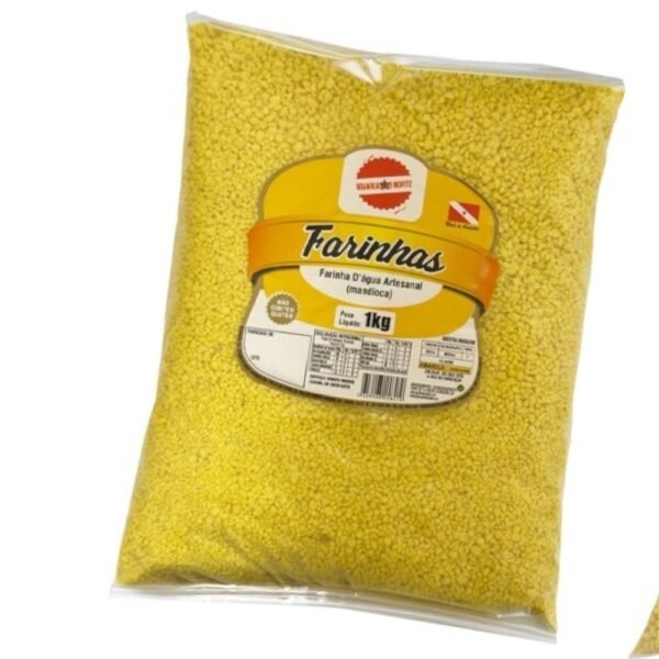 Farinha de Mandioca D'água Artesanal Iguarias do Norte 1kg - Imagem 3
