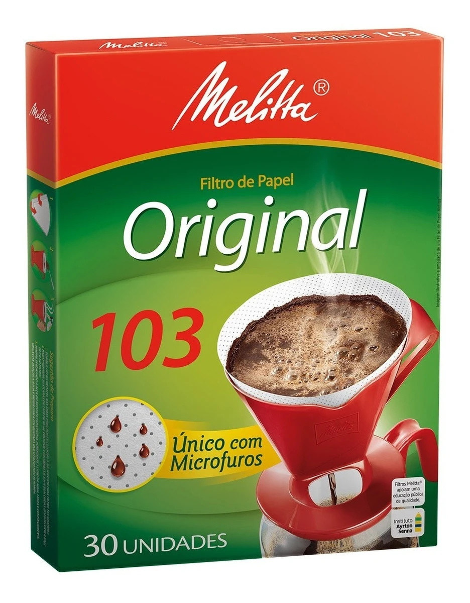 Filtro de Papel para Café Melitta 103 30 Filtros - Imagem 3