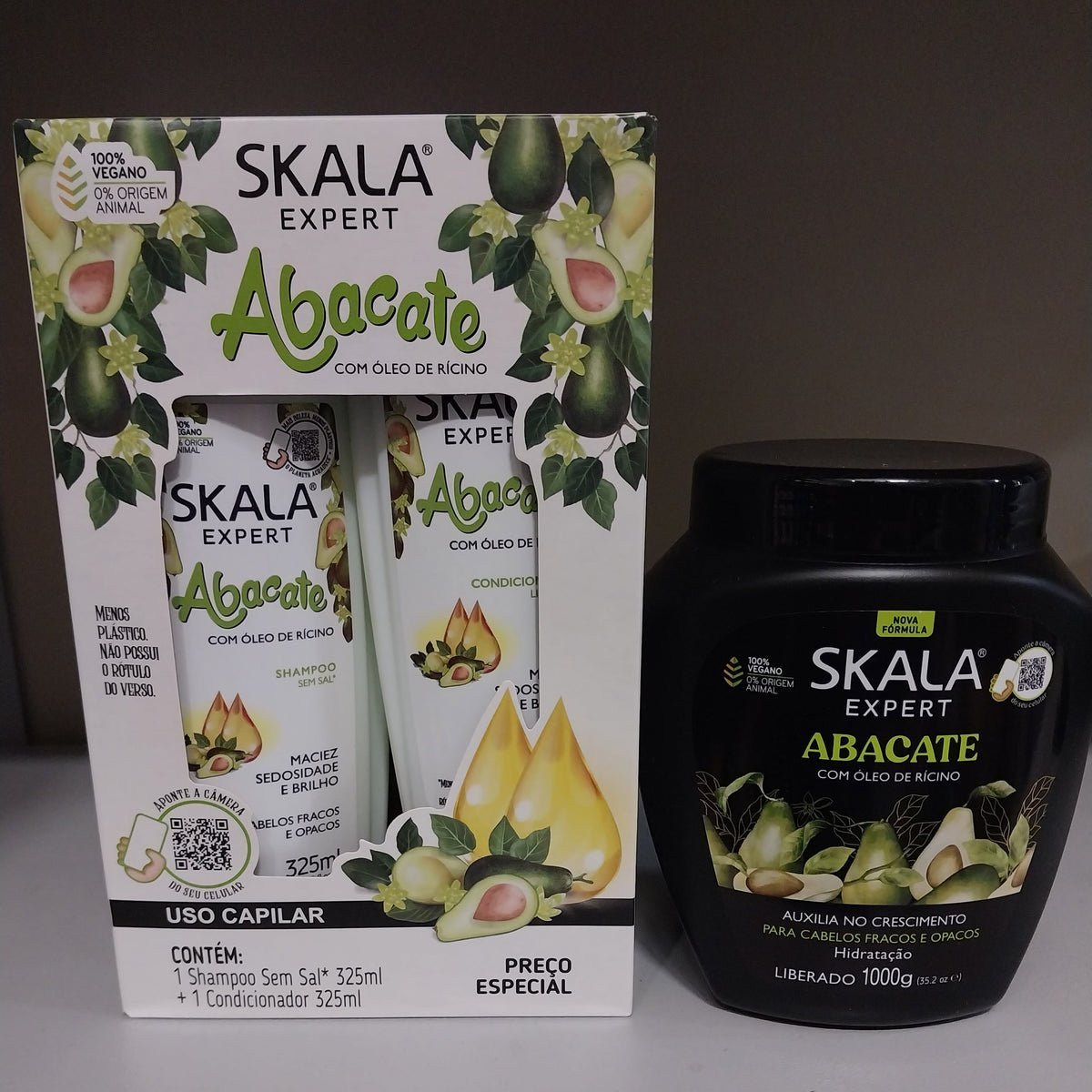 Kit Shampoo e Condicionador Skala Abacate - Imagem 3