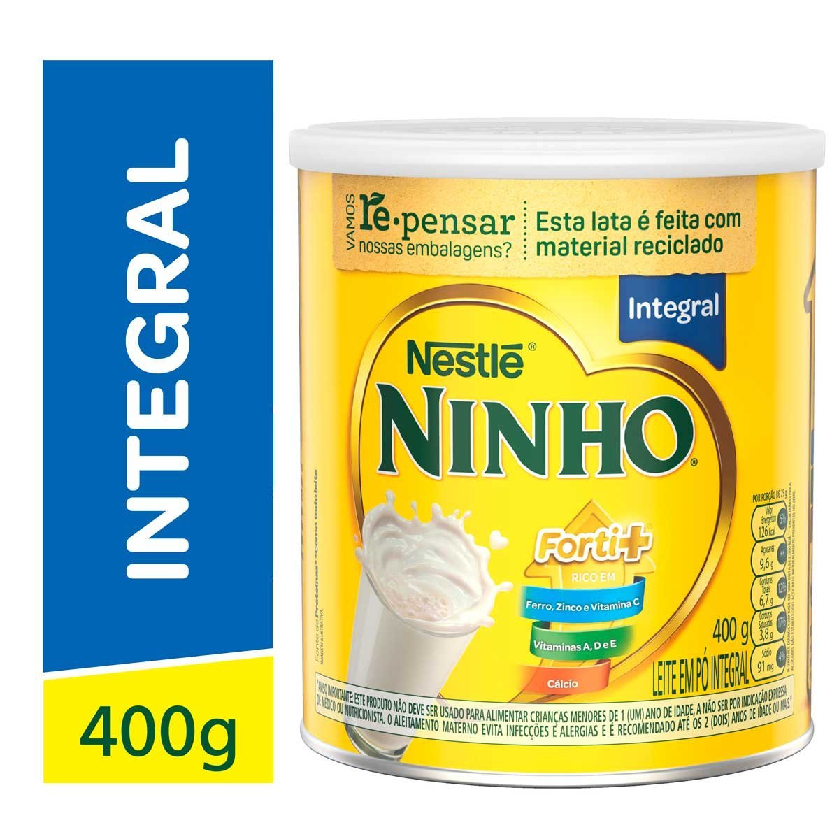Leite em Pó Ninho Nestlé 400g - Imagem 3