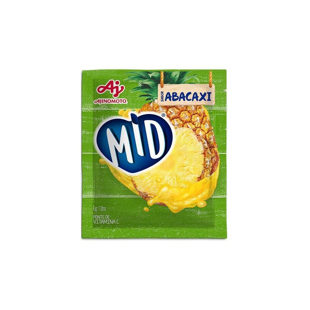 Refresco em Pó Mid Sabor Abacaxi 20g - Imagem 2