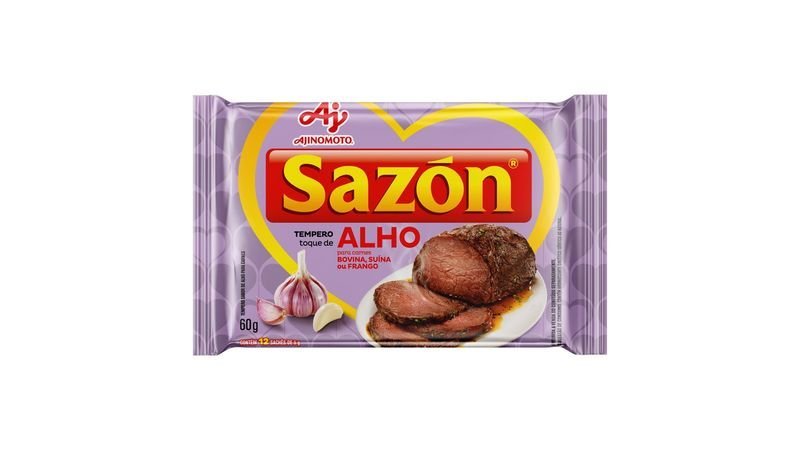 Tempero Toque de Alho Sazón 60g - Imagem 3