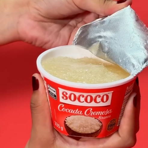 Doce de Coco Brasileiro Cremoso Sococo 335g - Imagem 3