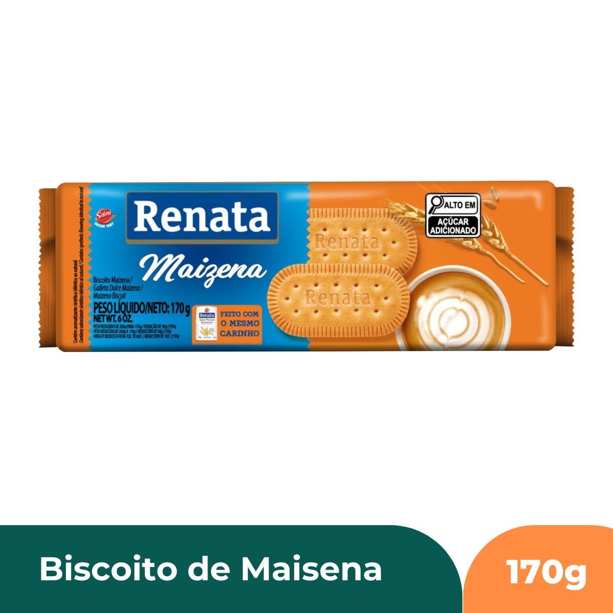 Biscoito Maizena Renata 170g - Imagem 3