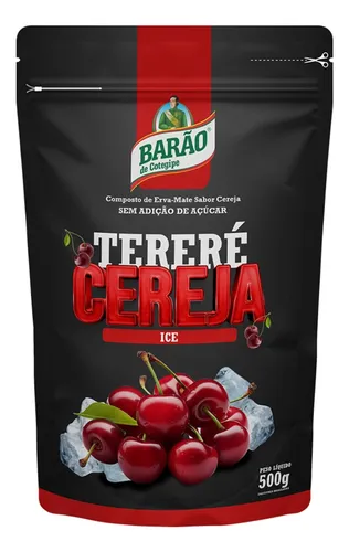 ErvaMate para Tereré Barão Sabor Cereja 500g - Imagem 3