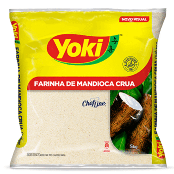 Farinha de Mandioca Crua Yoki 500g - Imagem 2