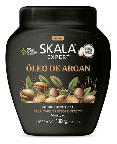 Creme para Cabelo Skala 1kg Óleo de Argan - Imagem 3