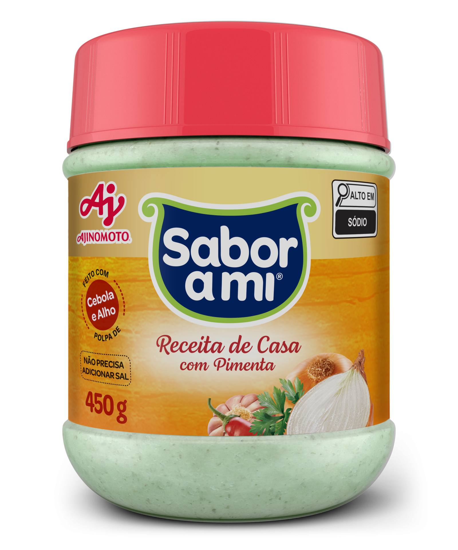 TEMPERO RECEITA DE CASA COM PIMENTA 450GR