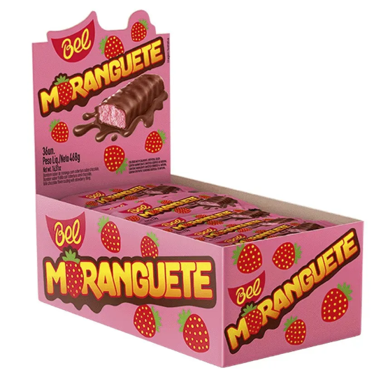 CHOCOLATE MORANGUETE BEL 36 X 13GR
