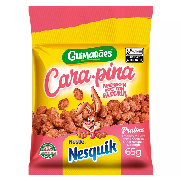 AMENDOIM DOCE NESQUIK CARA PINA GUIMARÃES 65GR