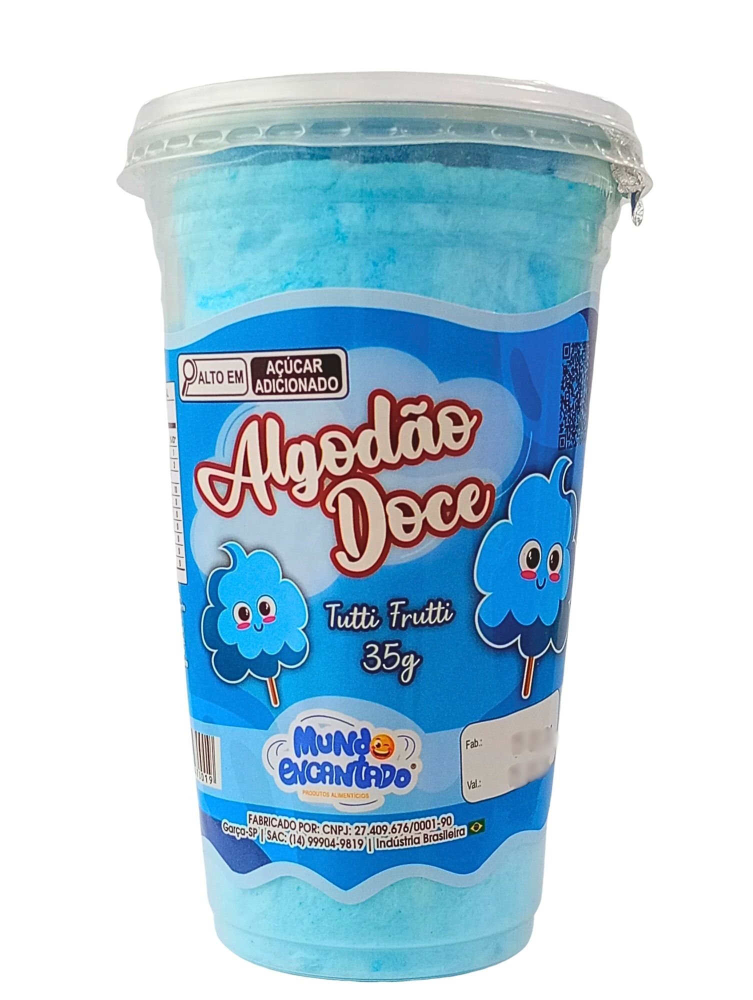 ALGODÃO DOCE MUNDO ENCANTADO 35GR