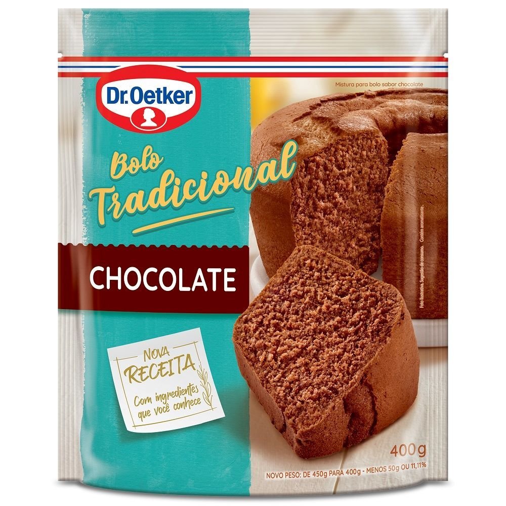 Mistura p/Bolo Chocolate Dr Oetker 400G