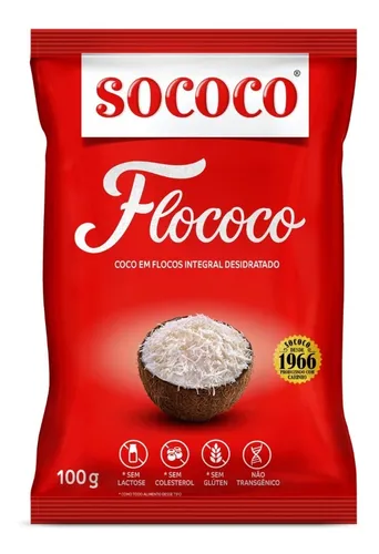 Coco Ralado Sococo Flocado 100G