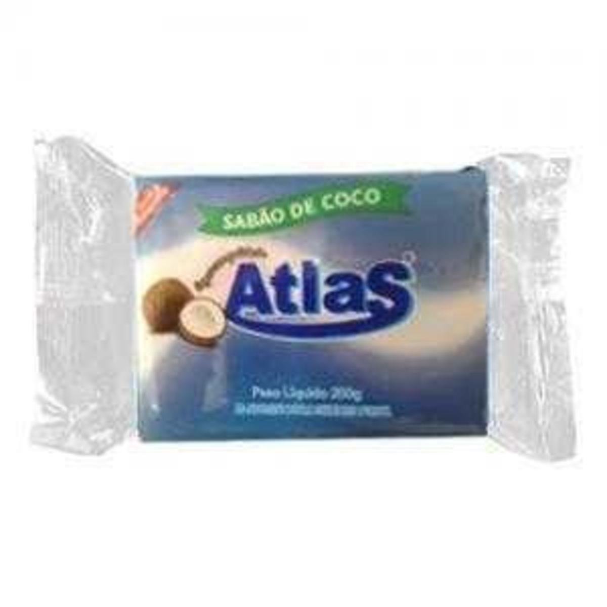 Sabão Em Barra Coco Atlas 200G