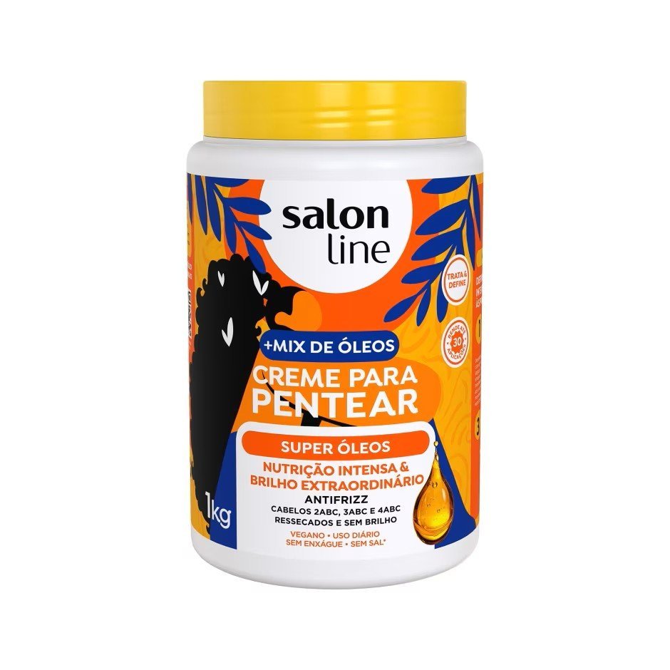 95556 – Creme p/ Pentear Super Óleos Salon Line 1Kg