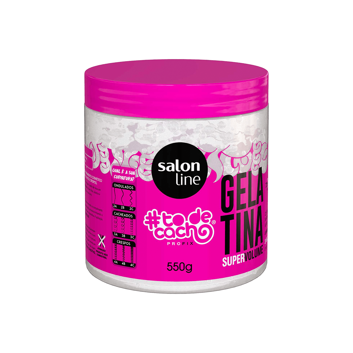 95004 – Gelatina Super Volume Salon Line 550G
