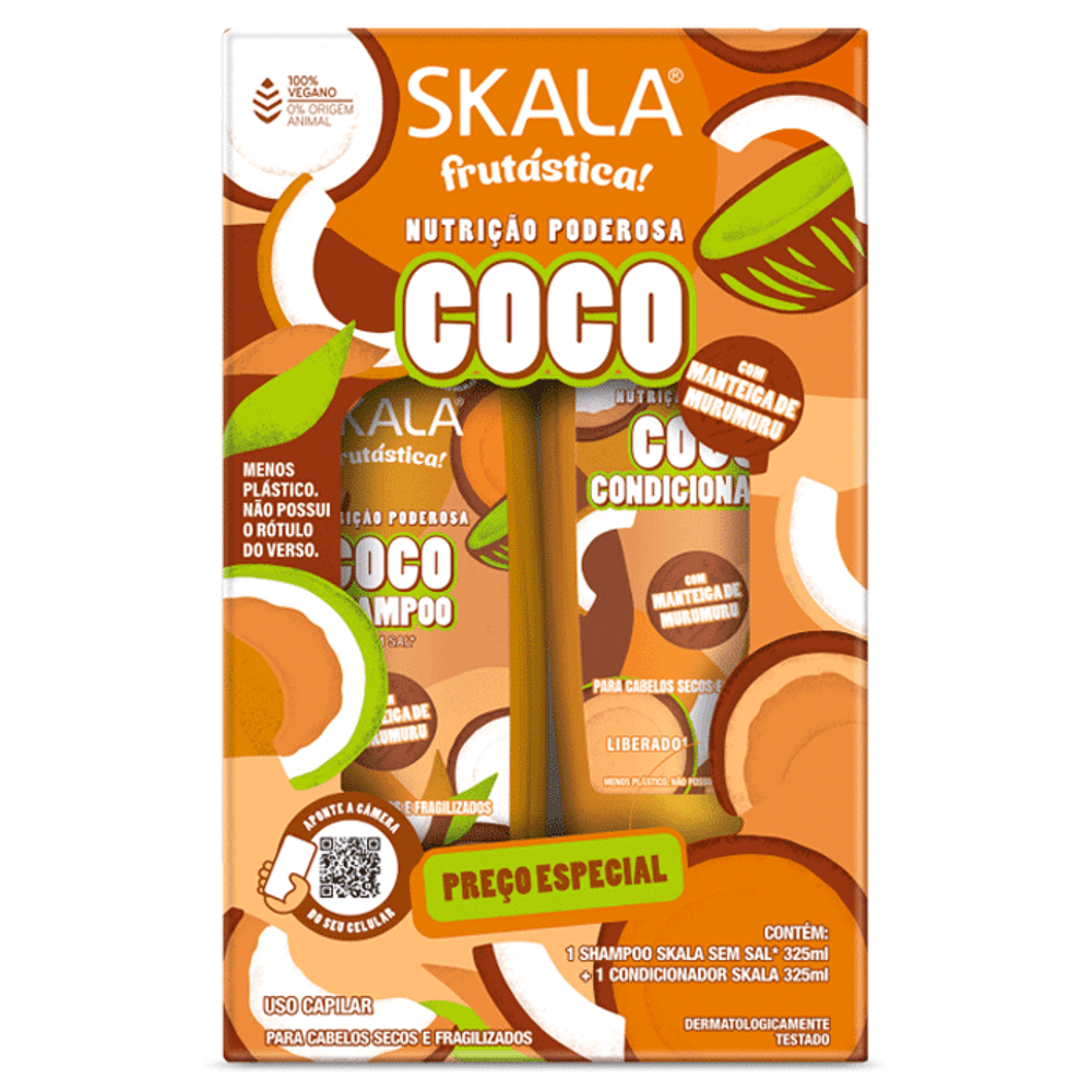 Kit Shampoo + Condicionador Coco Skala 325Ml