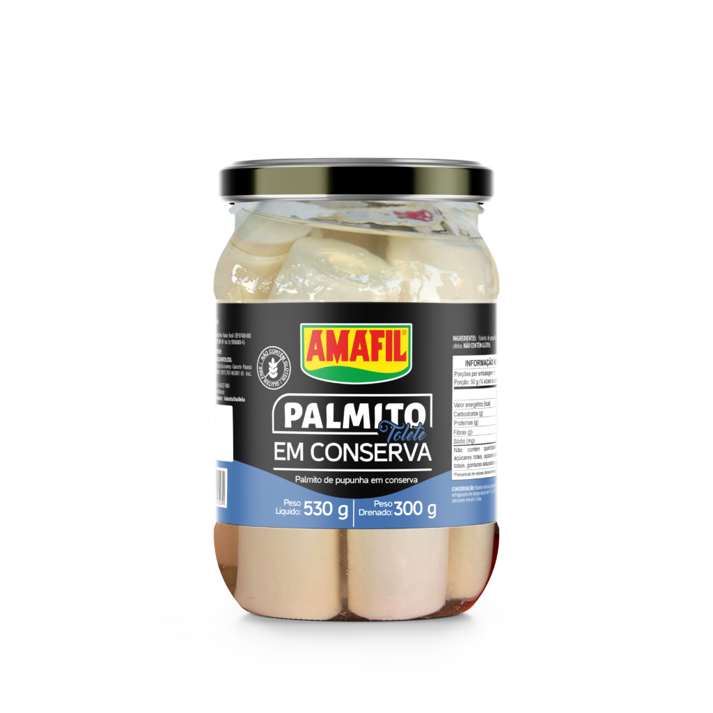 Palmito Vidro Amafil 530G