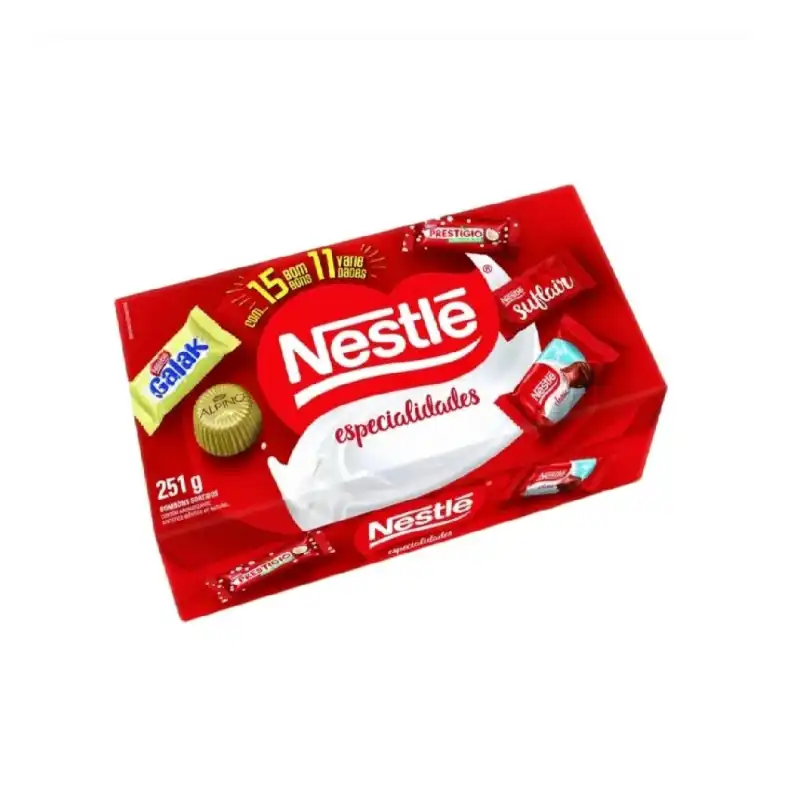 Caixa de Bombons Sortidos Especialidades Nestlé 250G