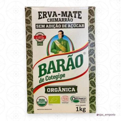 Erva Mate Organica Barao 1Kg