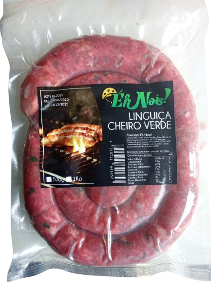 Linguiça Com Cheiro Verde Éh Nóis! 1Kg