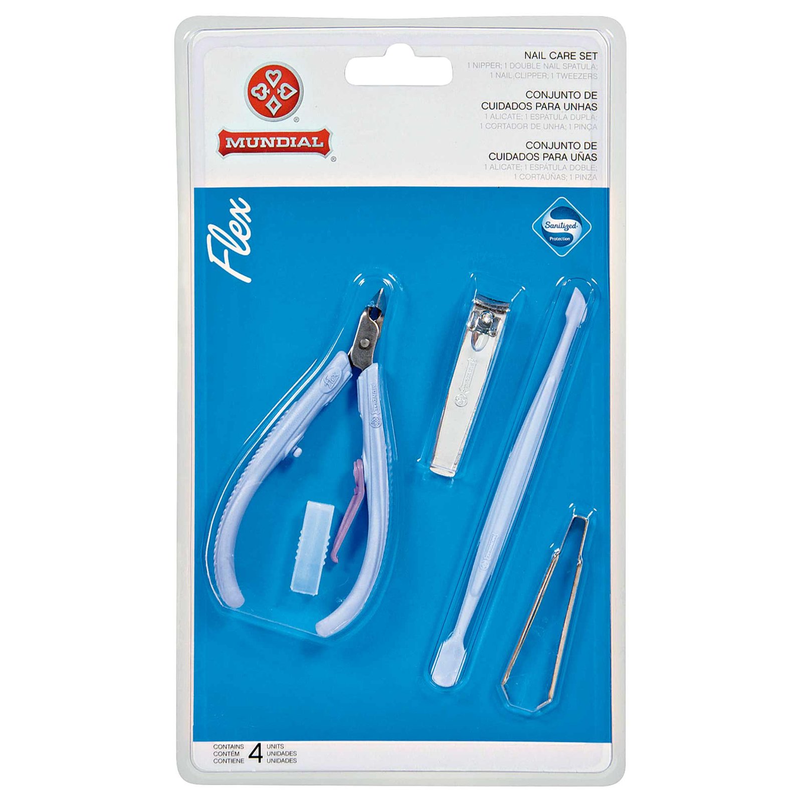 CONJUNTO DE CUIDADOS PARA UNHAS MUNDIAL FLEX / SET DI CURA PER UNGHIE MUNDIAL FLEX - TMJ Brasil Import